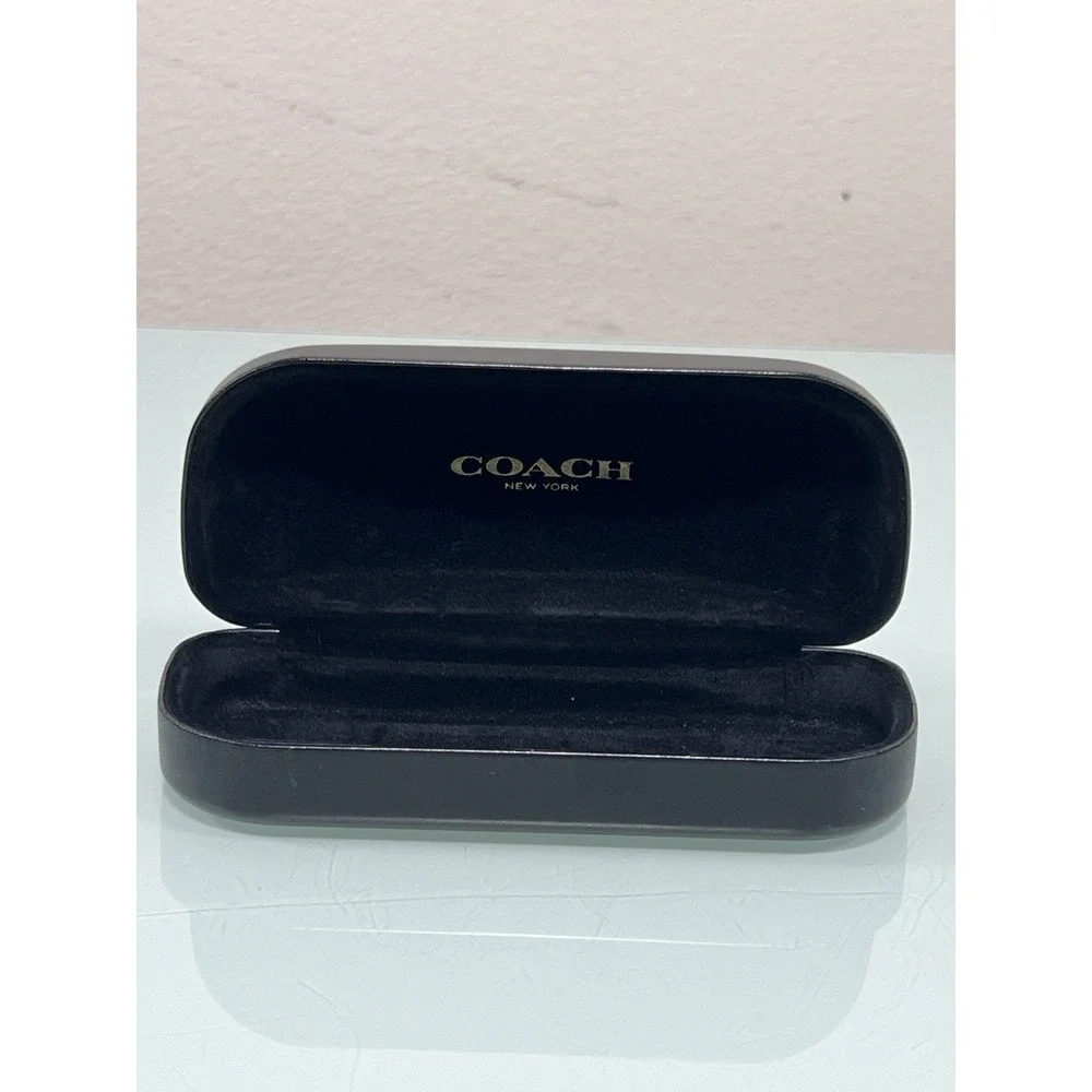 Coach Eyeglass Case Black Hard Shell Sunglasses Holder New‎ York